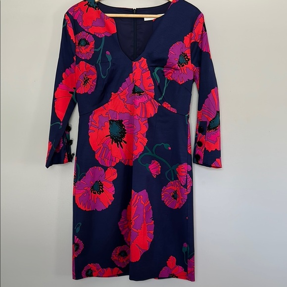 Trina Turk Coltrane Vanguard Floral Fail Button Dress - Picture 3 of 11